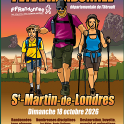 44ème fête de la randonnée à St Martin de Londres-PAS D'ENCADREMENT PAR RANDO THAU-Pour info complémentaires_Jacky_06 14 41 59 59